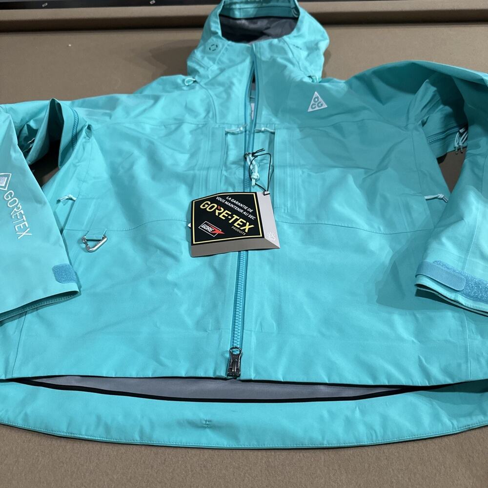 Nike ACG Gore-Tex Misery Ridge Light Menta Jacket DQ6885-369 Women's Large $400